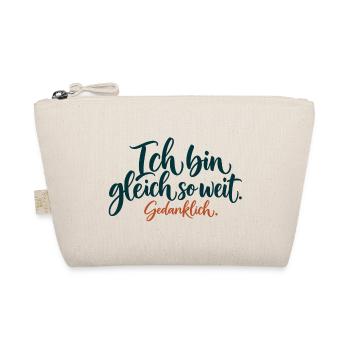Gedanklich Gleich So Weit - Bio-Täschchen - Natur - Vorne