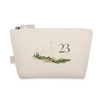 „The Lord Is My Shepherd“ – Psalm 23 Bibelvers - Bio-Täschchen - Natur - Vorne