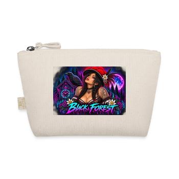 Neon Schwarzwald Pinup - Bio-Täschchen - Natur - Vorne