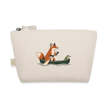 Fuchs und Frosch im Kanu – Outdoor-Abenteuer - Bio-Täschchen - Natur - Vorne