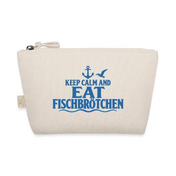 Fischbrötchen – Keep Calm an der Küste - Bio-Täschchen - Natur - Vorne