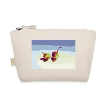 Bunte Birnen auf einer Strandlandschaft - Bio-Täschchen - Natur - Vorne