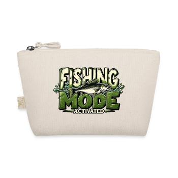 Fishing Mode Activated Angeln Angler Geschenkidee - Bio-Täschchen - Natur - Vorne