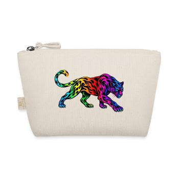 Stammes-Regenbogenpanther - Bio-Täschchen - Natur - Vorne