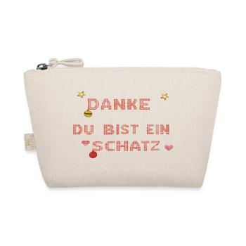 du bist ein Schatz - Bio-Täschchen - Natur - Vorne