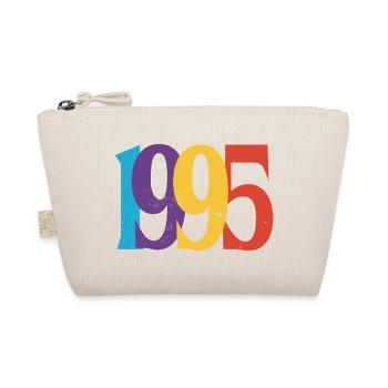 Geboren 1995 Geburtstagsgeschenk Geburtstag 95 - Bio-Täschchen - Natur - Vorne
