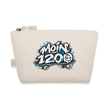 Moin Graffiti Skateboard Splash - Bio-Täschchen - Natur - Vorne