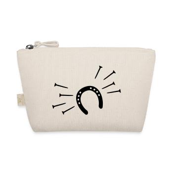 footprints horse - Organic Pouch - nature - Front