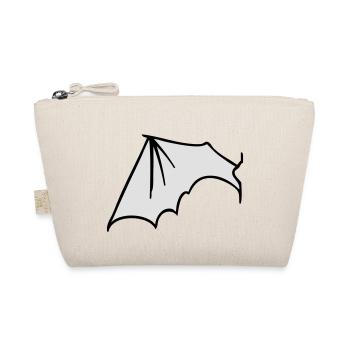 batwing_left - Bio-Täschchen - Natur - Vorne