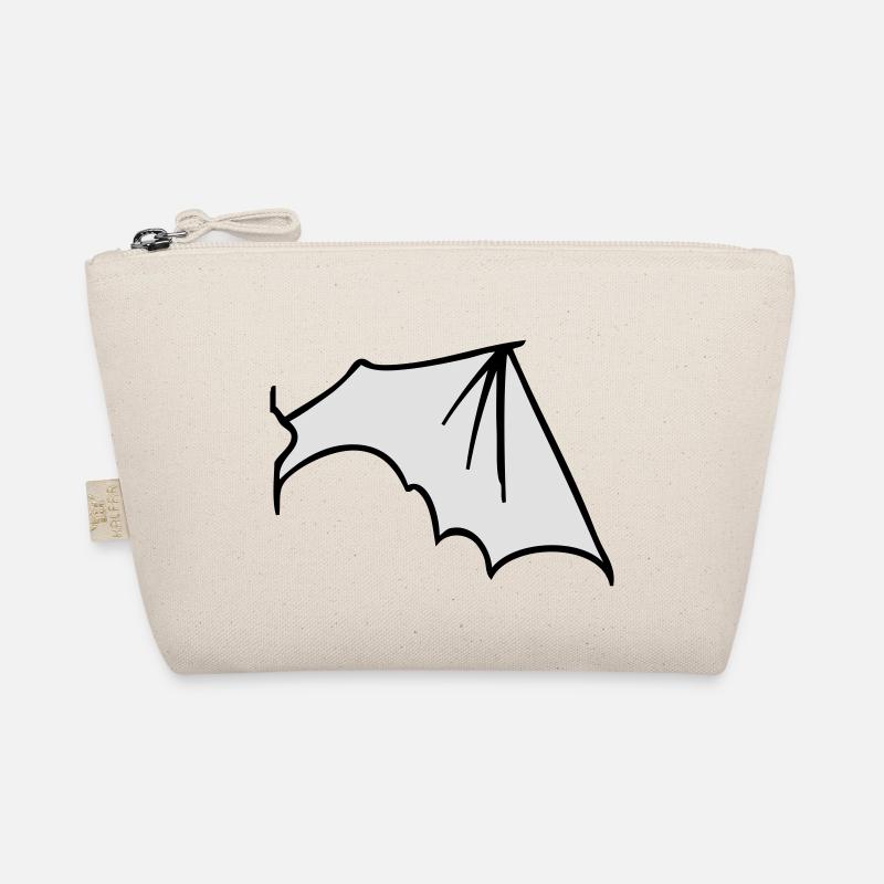 batwing_right - Bio-Täschchen - Natur