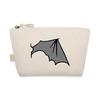 batwing_right_grey - Bio-Täschchen - Natur - Vorne