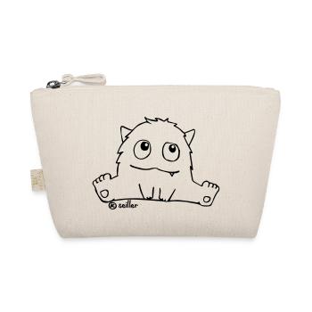 Cute Little Baby Monsta - Bio-Täschchen - Natur - Vorne