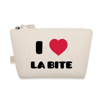I Love La Bite - Trousse biologique - nature - Devant