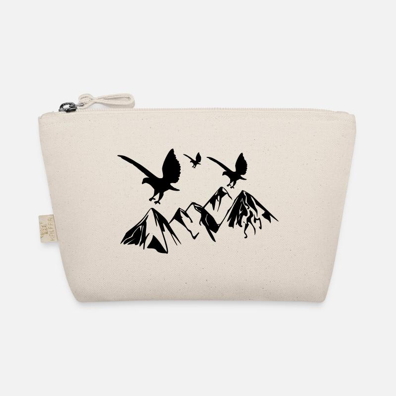 Birds fly over mountains Organic Pouch