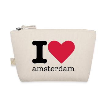 I Love Amsterdam - Trousse biologique - nature - Devant