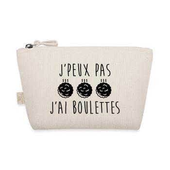 J'peux pas j'ai boulettes - Trousse biologique - nature - Devant