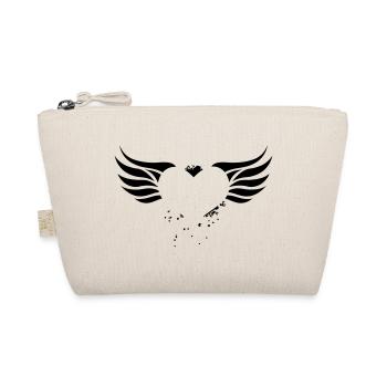Coeur avec des ailes - Trousse biologique - nature - Devant