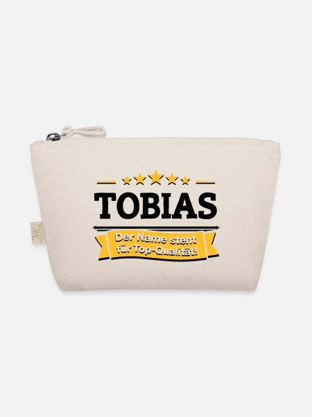 Tobias – Der Name steht für Top-Qualität! - Bio-Täschchen - Natur