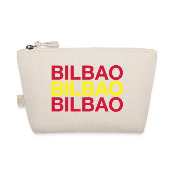 BILBAO Spain Espana Spanien Spanish Flag - Organic Pouch - nature - Front
