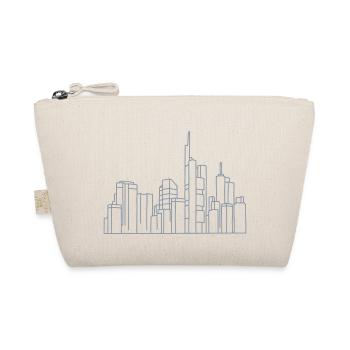 Frankfurt Skyline - Bio-Täschchen - Natur - Vorne