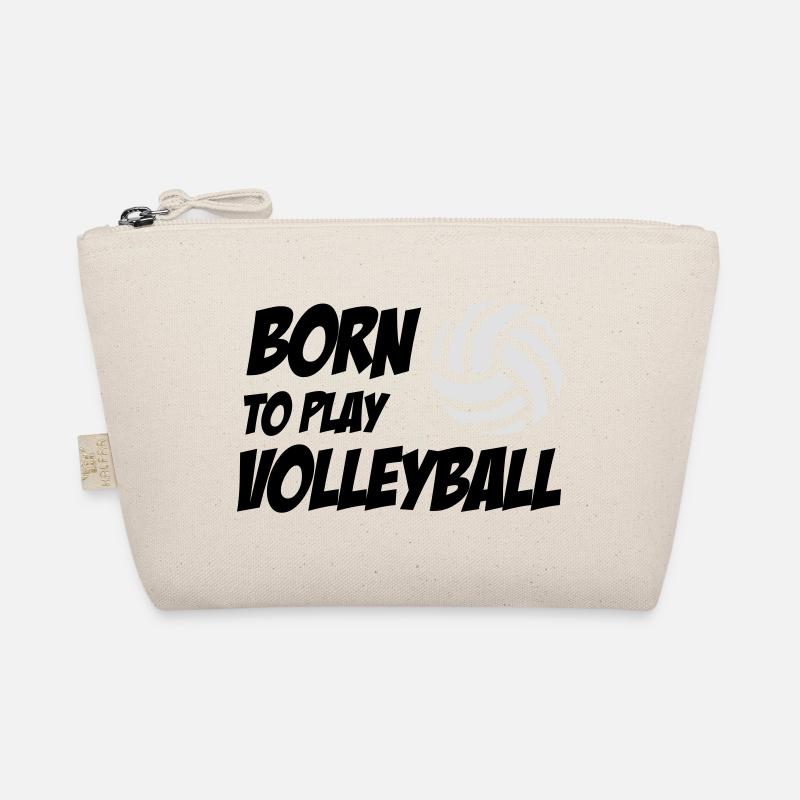 Born to play Volleyball Organic Pouch
