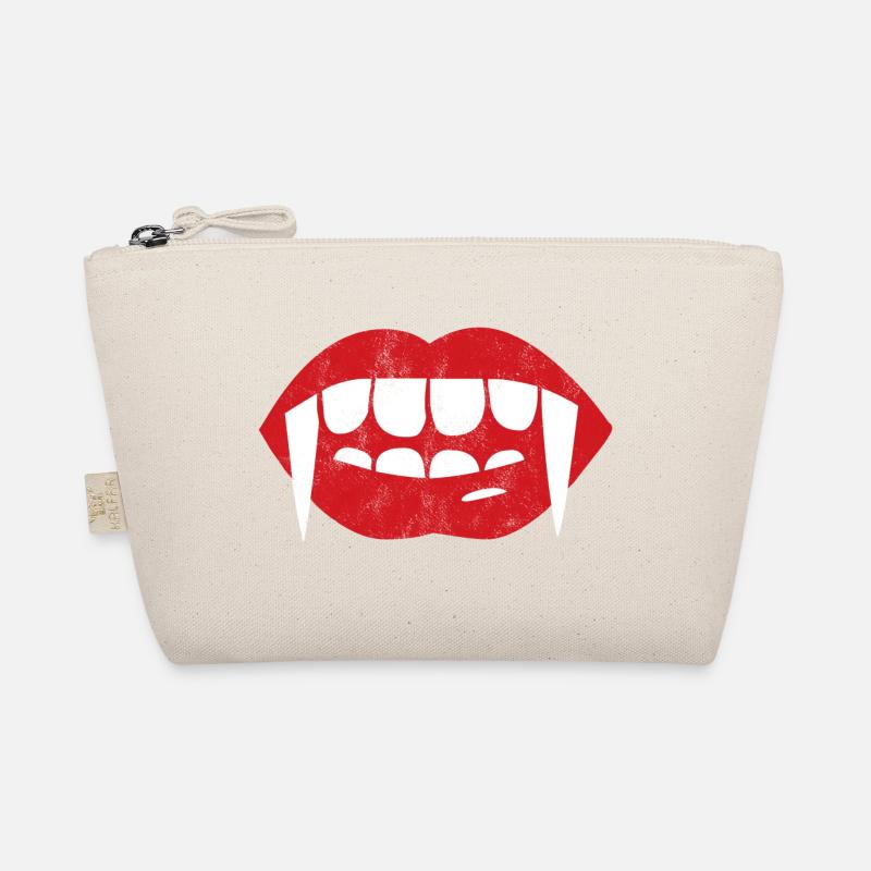 Fantasy / Dracula: Fangzähne - Vampire teeth Organic Pouch