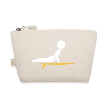 A Surfer With His Surfboard - Organic Pouch - nature - Front