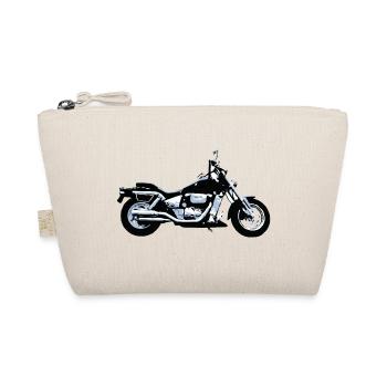 Motorcycle Vintage - Organic Pouch - nature - Front