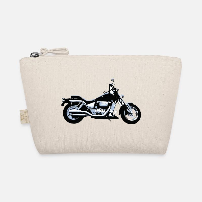 Motorcycle Vintage Organic Pouch