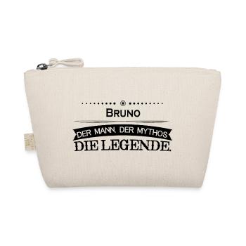 Mythos Legende Vorname Bruno - Bio-Täschchen - Natur - Vorne