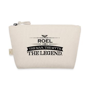 Mann mythos legende geschenk Roel - Bio-Täschchen - Natur - Vorne