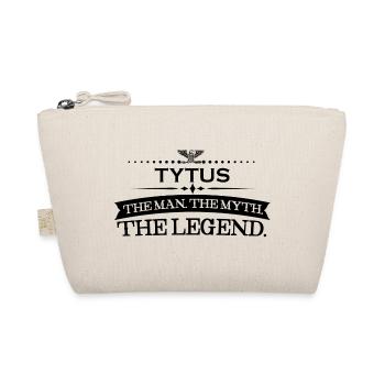 Mann mythos legende geschenk Tytus - Bio-Täschchen - Natur - Vorne
