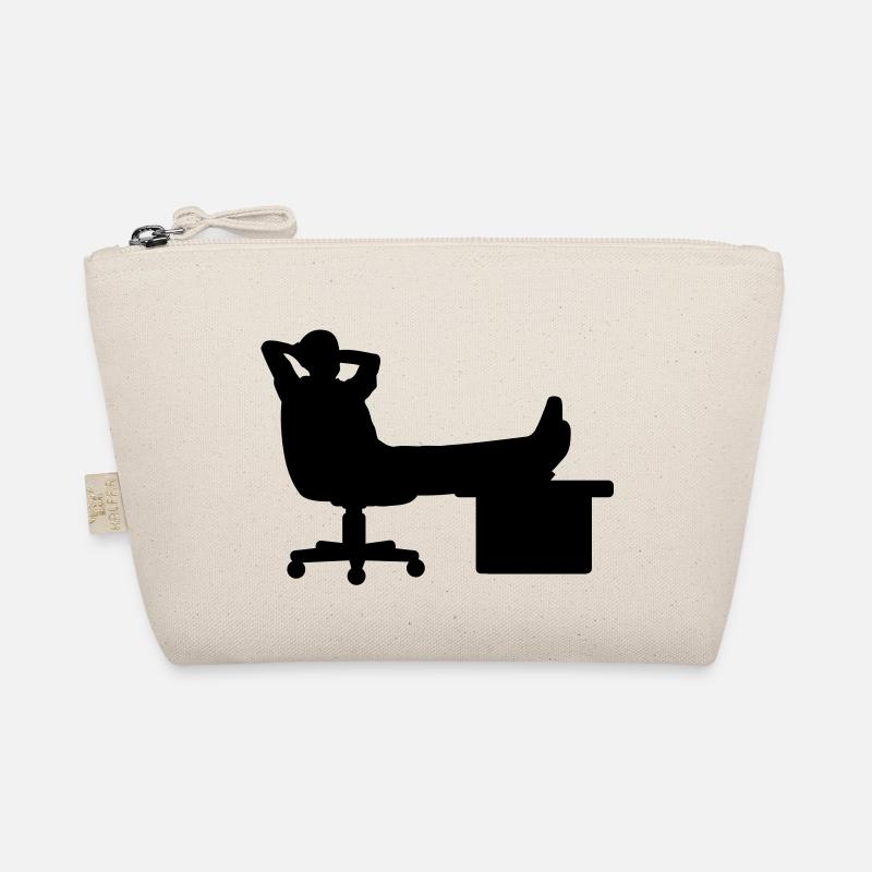 Boss Chef manager silhouette - Bio-Täschchen - Natur