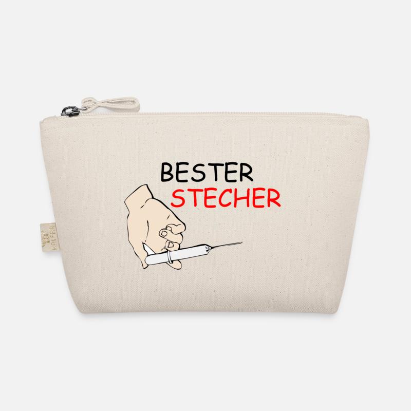 Neues T-Shirt Bester Stecher Geschenkidee Bio-Täschchen