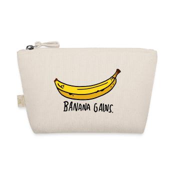 Banana Gains Banana Sport Fitness Gym Gift - Organic Pouch - nature - Front