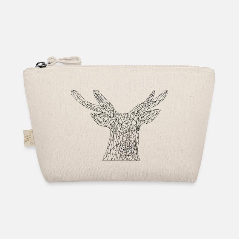 Deer #LowPoly Organic Pouch