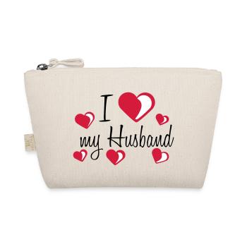 i love my worlds greatest best husband husband t - Organic Pouch - nature - Front