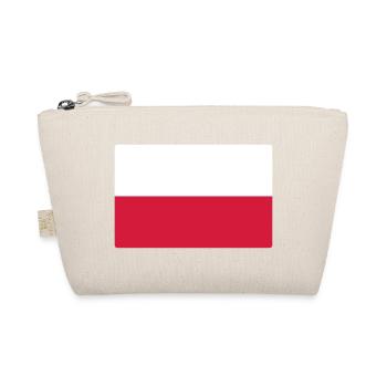 Poland flag: Wear it proudly! - Organic Pouch - nature - Front