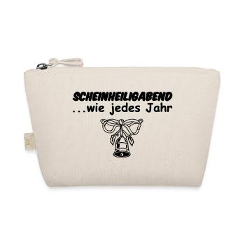 Weihnachten Heiligabend Christmas lustig Geschenk - Bio-Täschchen - Natur - Vorne
