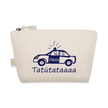 Tobi's police car Tatütataaa - Organic Pouch - nature - Front