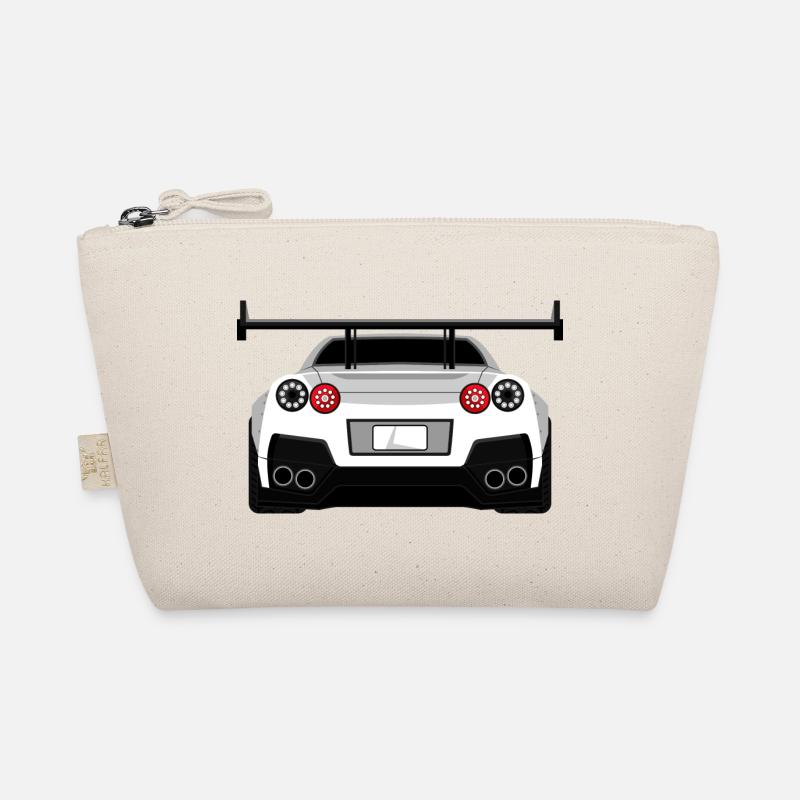 gtr skyline Tuning Auto racing Symbol widebody - Bio-Täschchen - Natur