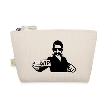 vip mustache - Organic Pouch - nature - Front