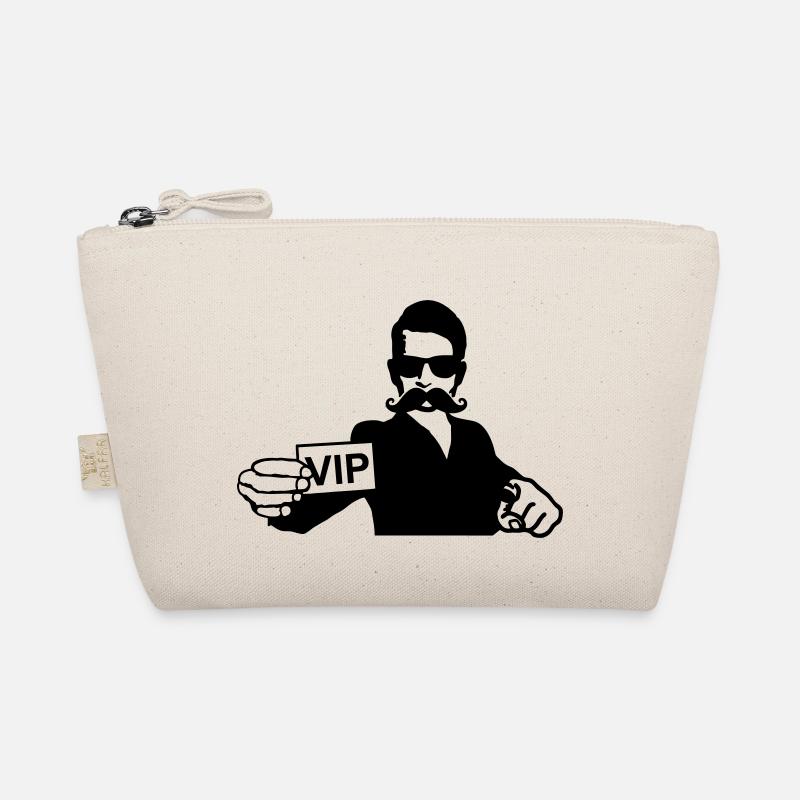 vip moustache Bio-Täschchen