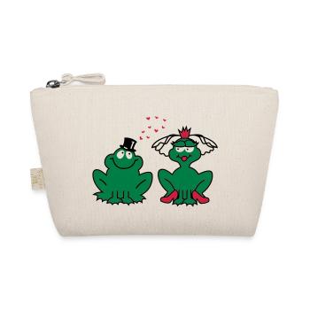 Wedding - JGA - Bride - Pair - Frog Couple - 3C - Organic Pouch - nature - Front