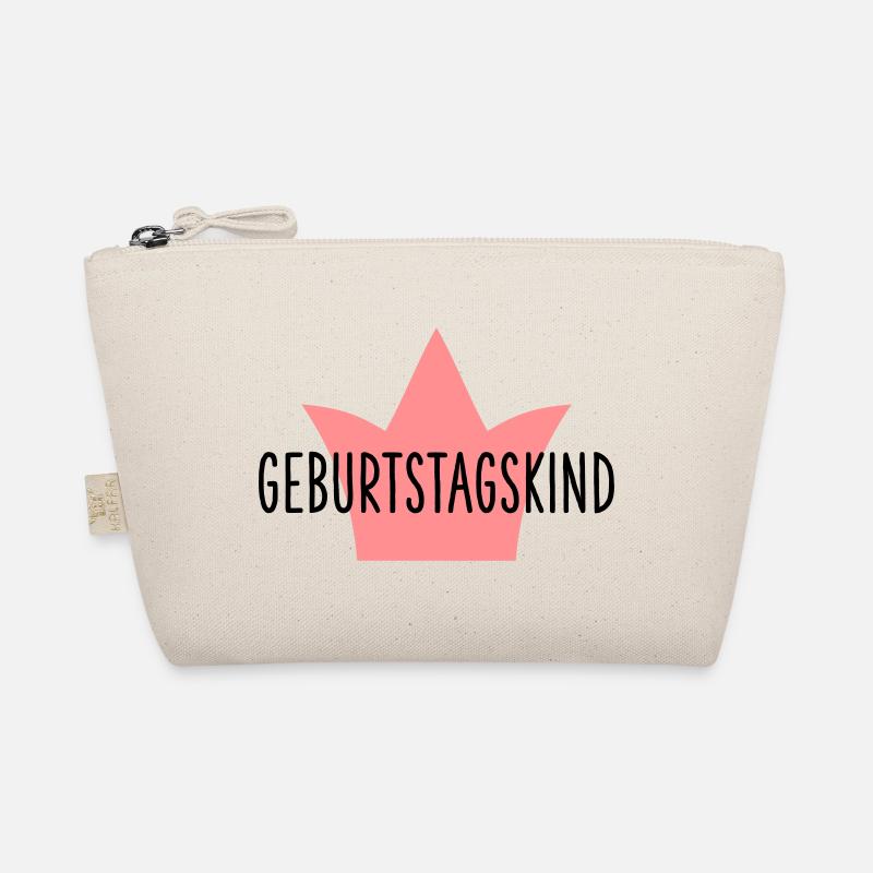 Geburtstagskind Krone Geschenk Geburtstag - Bio-Täschchen - Natur