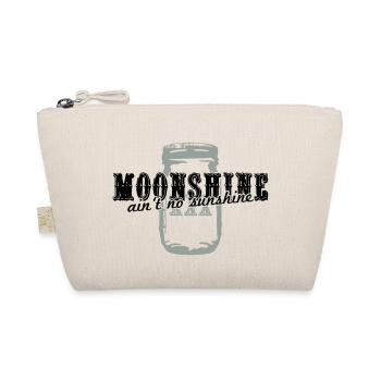 Moonshine + ain't no sunshine - Bio-Täschchen - Natur - Vorne