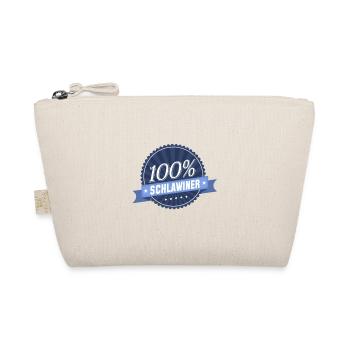 100 % Schlawiner - Bio-Täschchen - Natur - Vorne