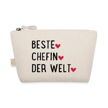 Beste Chefin der Welt - Bio-Täschchen - Natur - Vorne