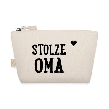 Stolze Oma - Bio-Täschchen - Natur - Vorne