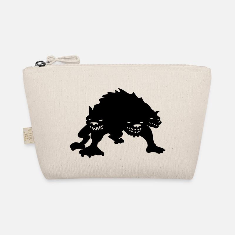 cerberus three headed dog of the underworld Organic Pouch